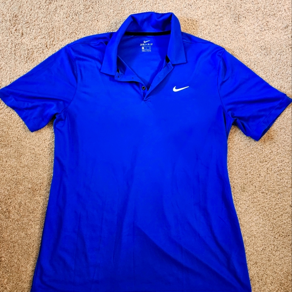 Men's Nike Pollo Blue Dri Fit